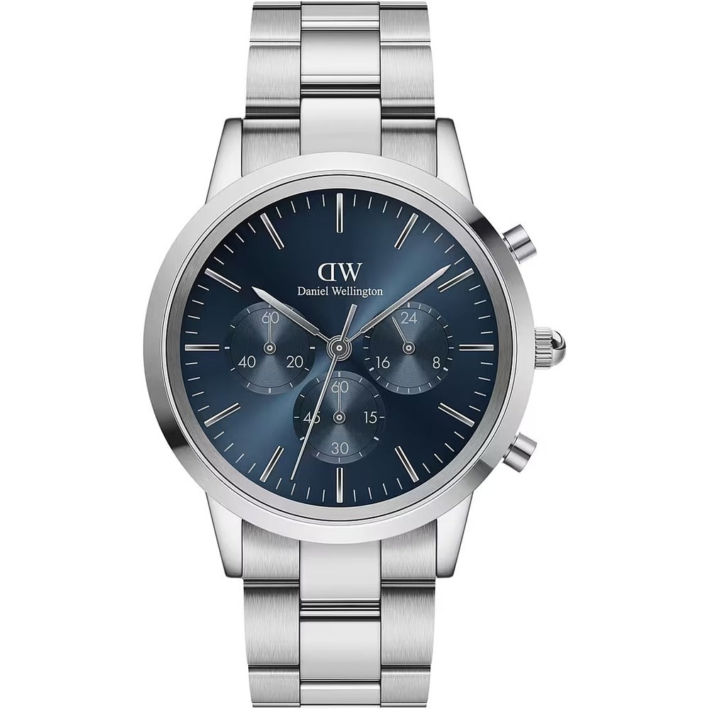Orologio Daniel Wellington Iconic Chronograph Link Arctic S Blue