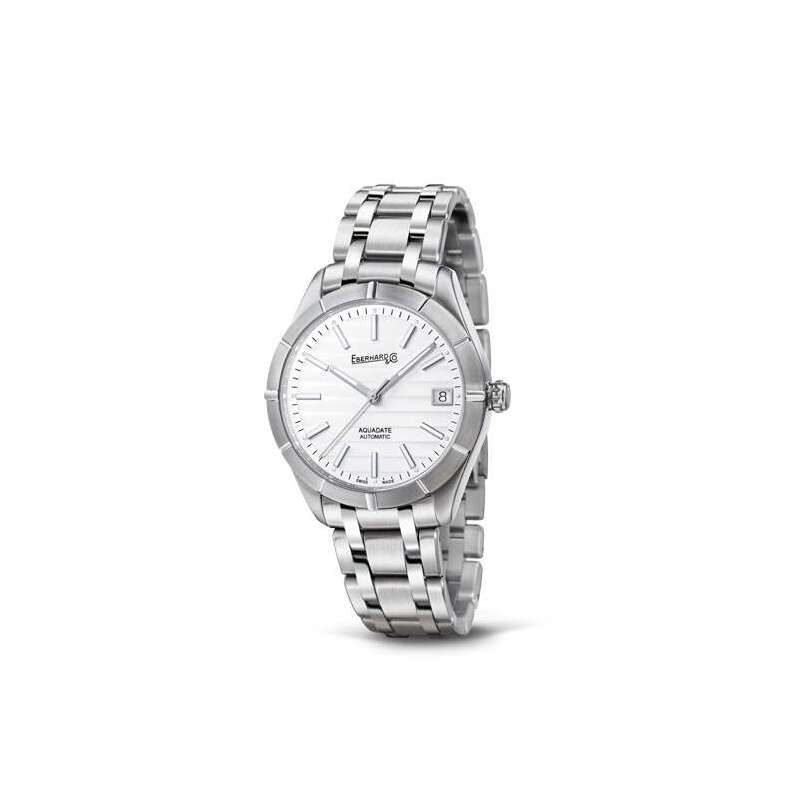 Orologio Eberhard & Co. Aquadate Grande Taille Bianco CA