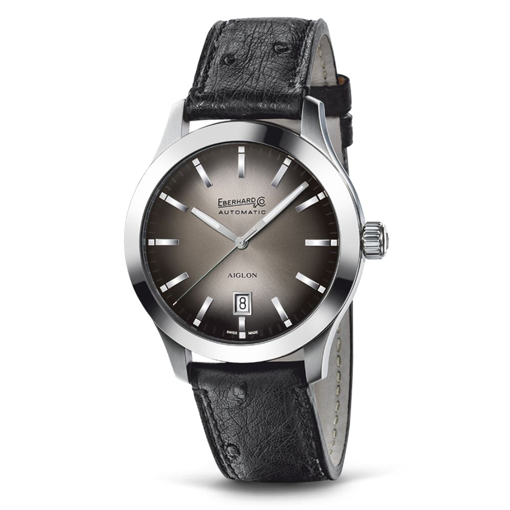 Orologio Automatico Eberhard Aiglon Grande Taille Silver/Gray