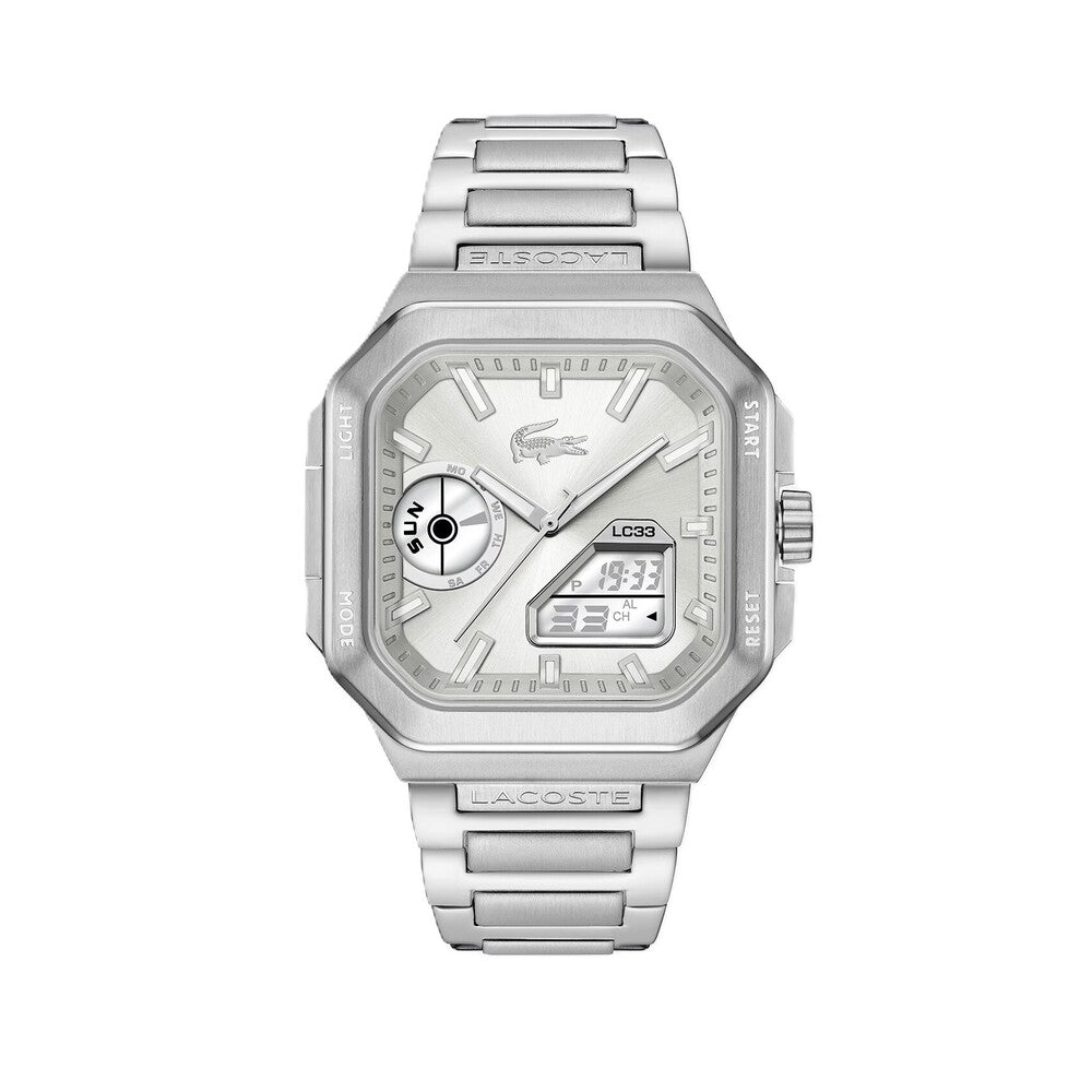 Orologio Uomo Lacoste LC33 Square Silver