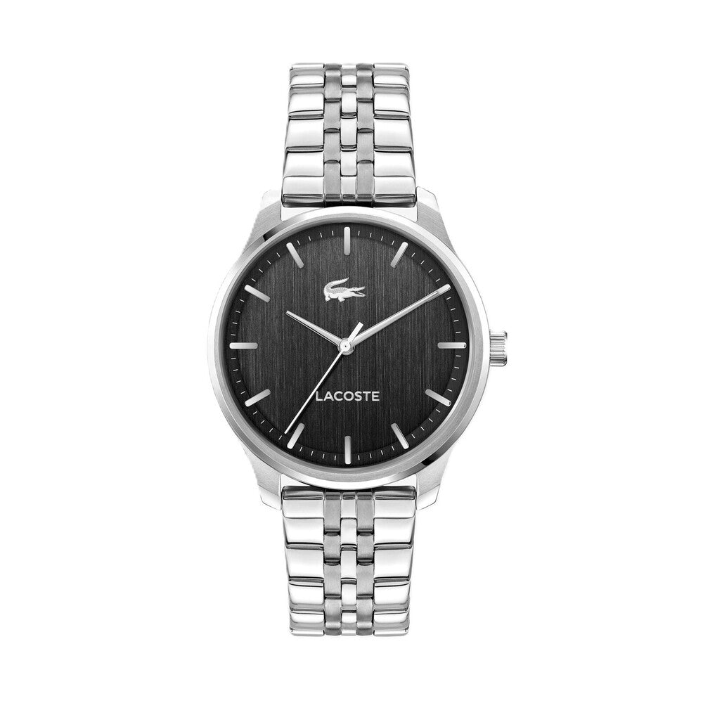 Orologio Lacoste Lisbon Silver Black 42 mm