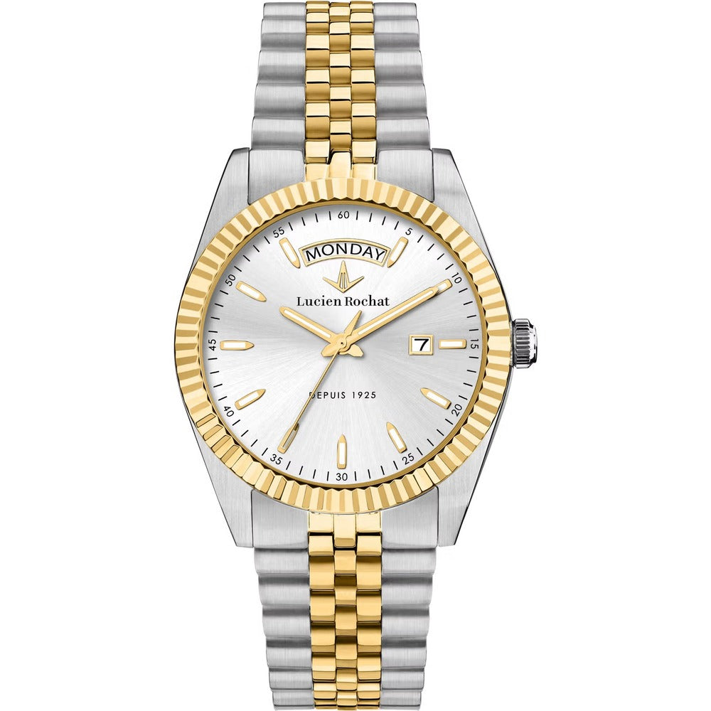 Orologio Lucien Rochat Bienne 39 mm Silver Gold