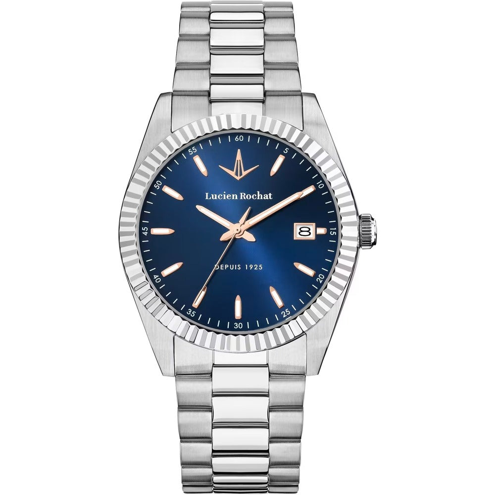 Orologio Lucien Rochat Bienne 39 mm Silver Blue