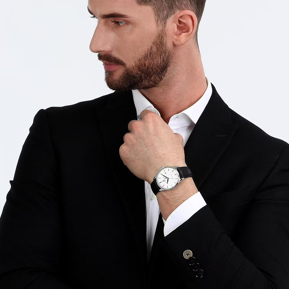 Orologio Lucien Rochat Montreux Black/White 39 mm
