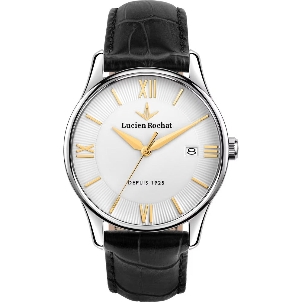 Orologio Uomo Lucien Rochat Montreux White Black 39 mm