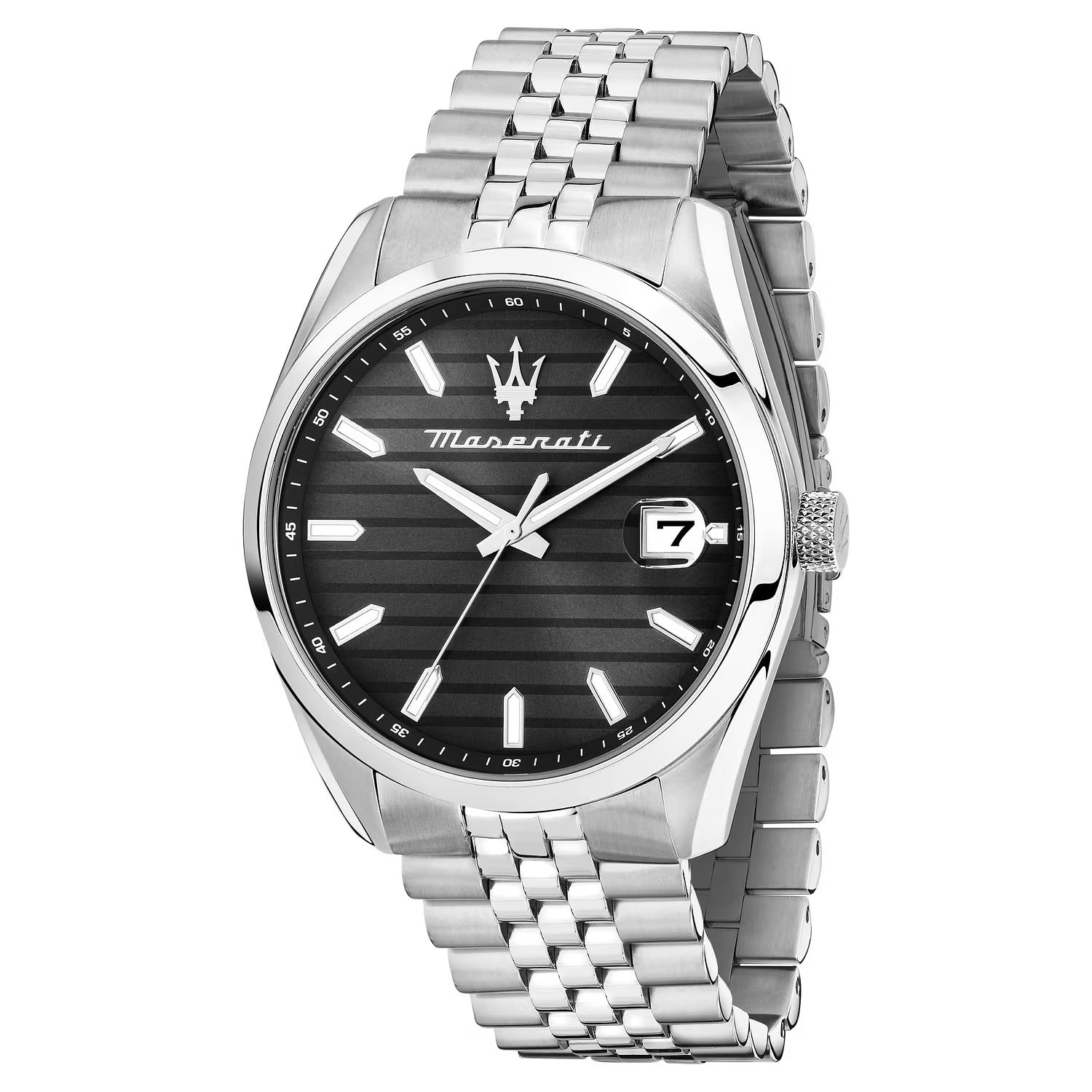 Orologio Maserati Traguardo Silver Black