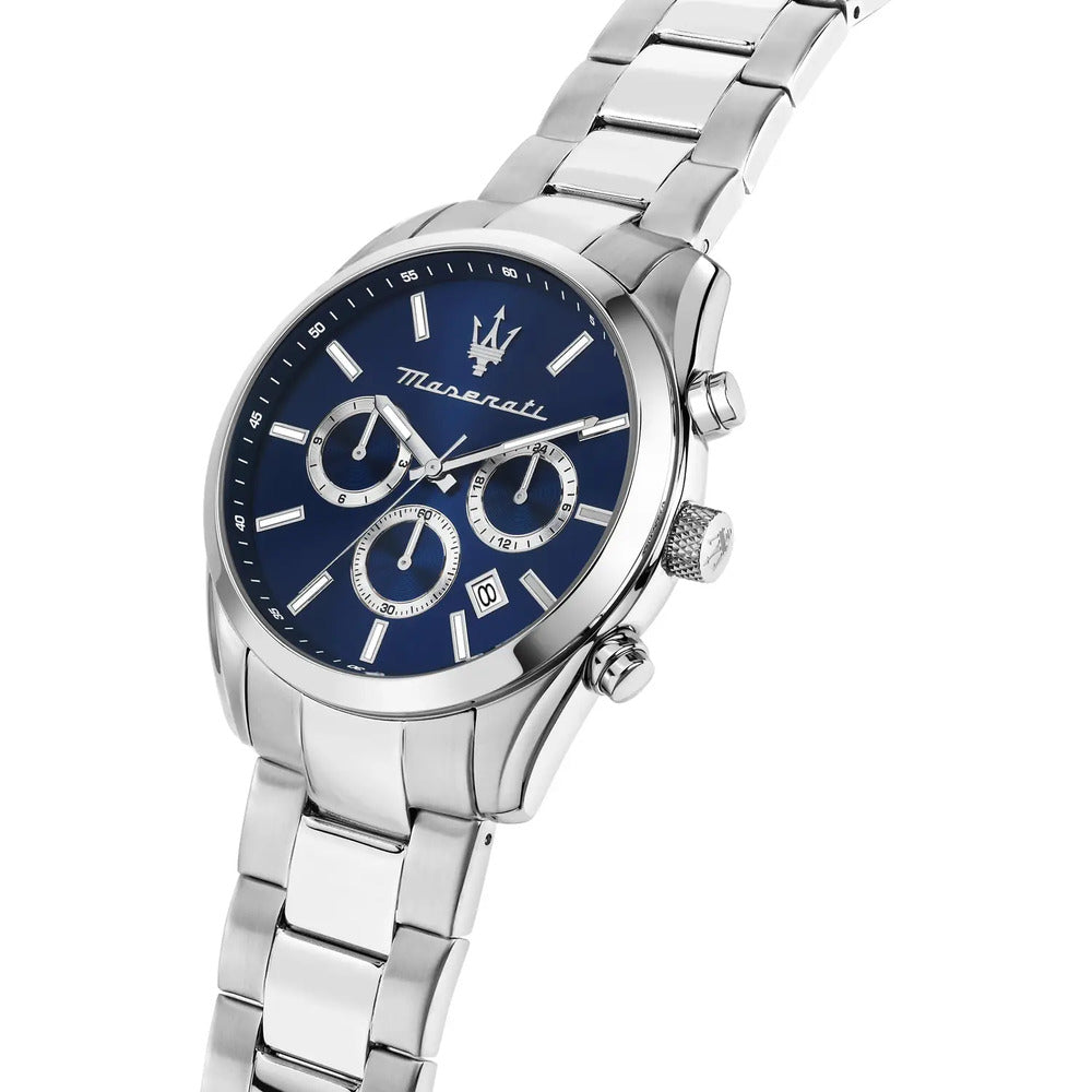 Orologio Cronografo MASERATI Attrazione Silver/Blue