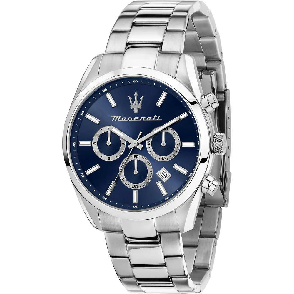 Orologio Cronografo MASERATI Attrazione Silver/Blue