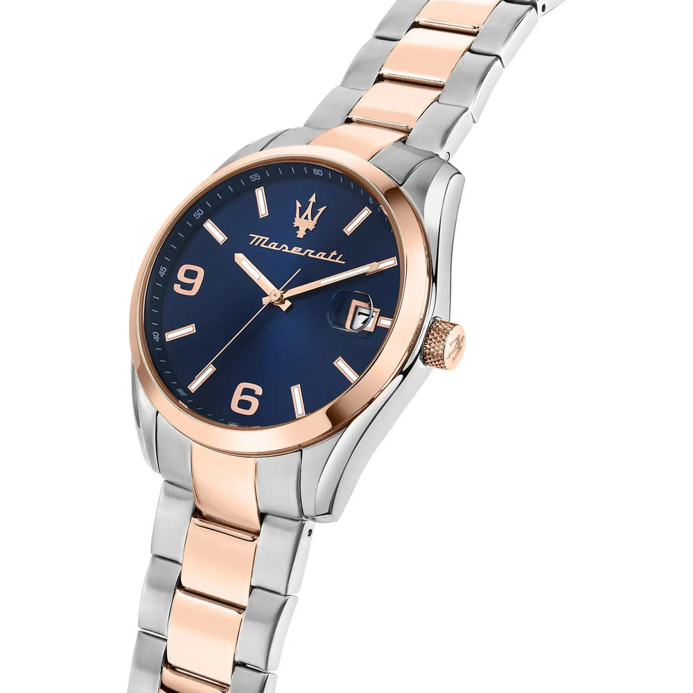 Orologio MASERATI Attrazione Silver/Rosegold/Blue