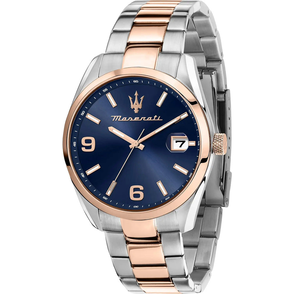 Orologio MASERATI Attrazione Silver/Rosegold/Blue