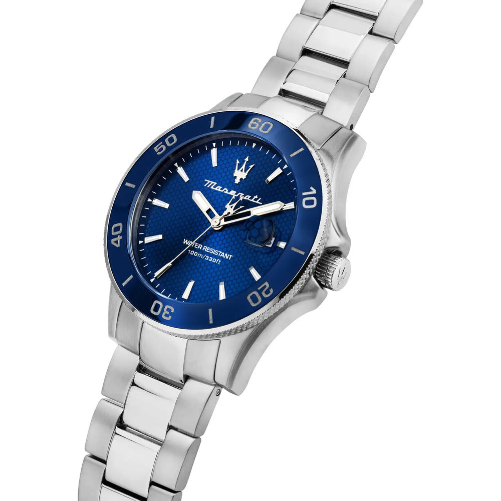 Orologio MASERATI Competizione Silver/Blue