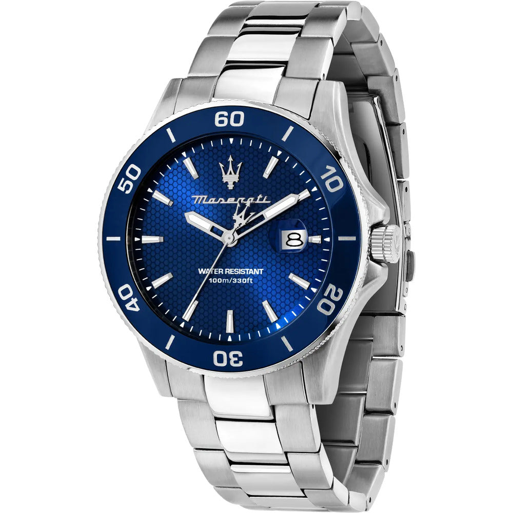 Orologio MASERATI Competizione Silver/Blue