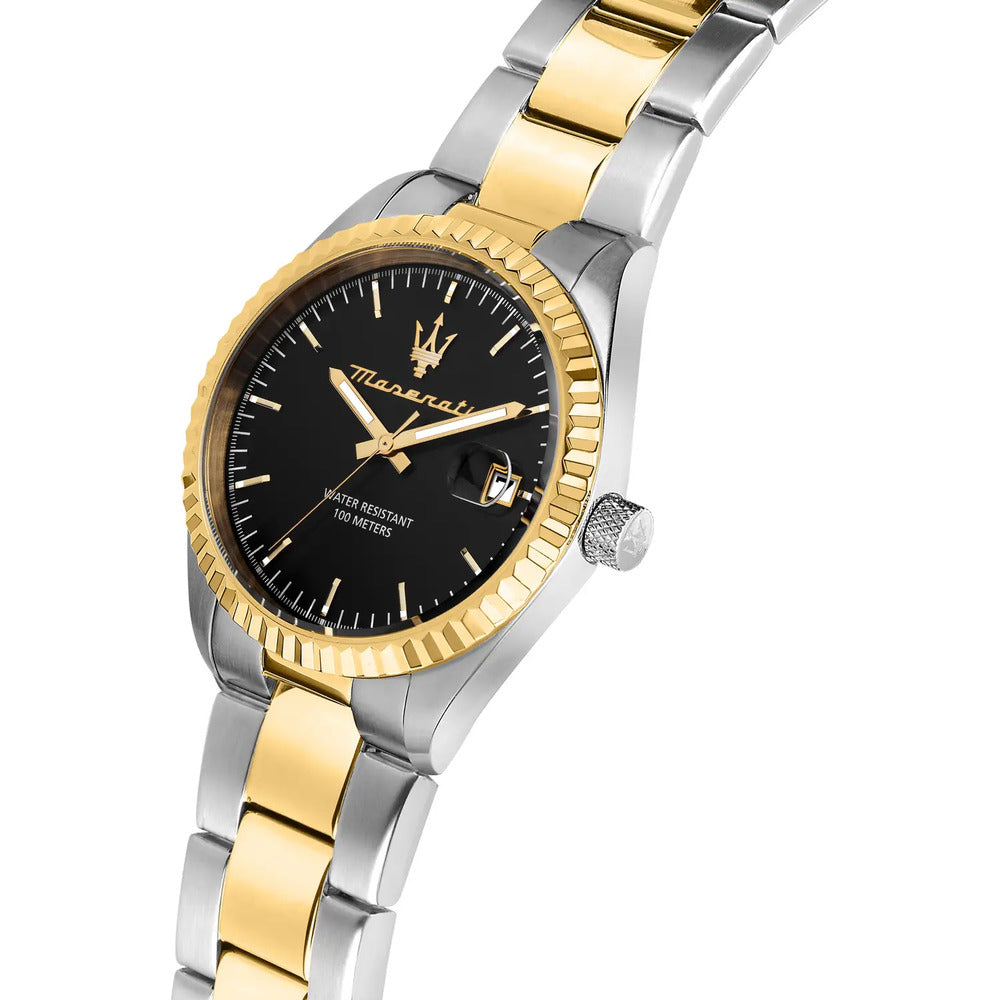 Orologio Uomo MASERATI Competizione Silver/Gold/Black