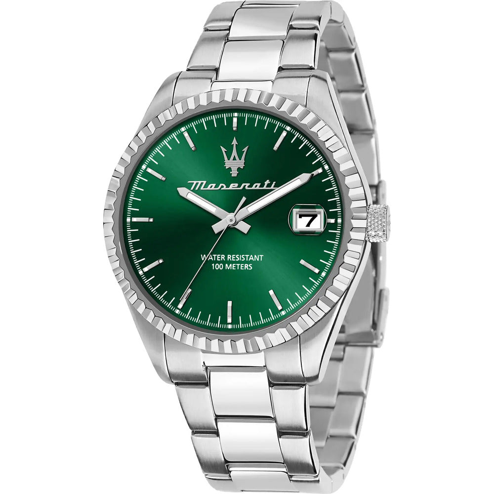 Orologio Uomo MASERATI Competizione Silver/Green
