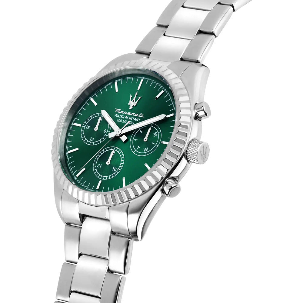 Orologio Uomo MASERATI Competizione Silver/Green