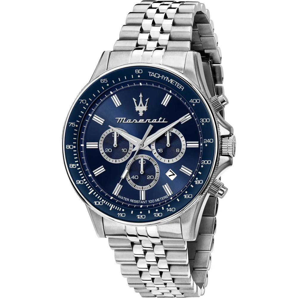 Orologio Uomo MASERATI Sfida Silver/Blue