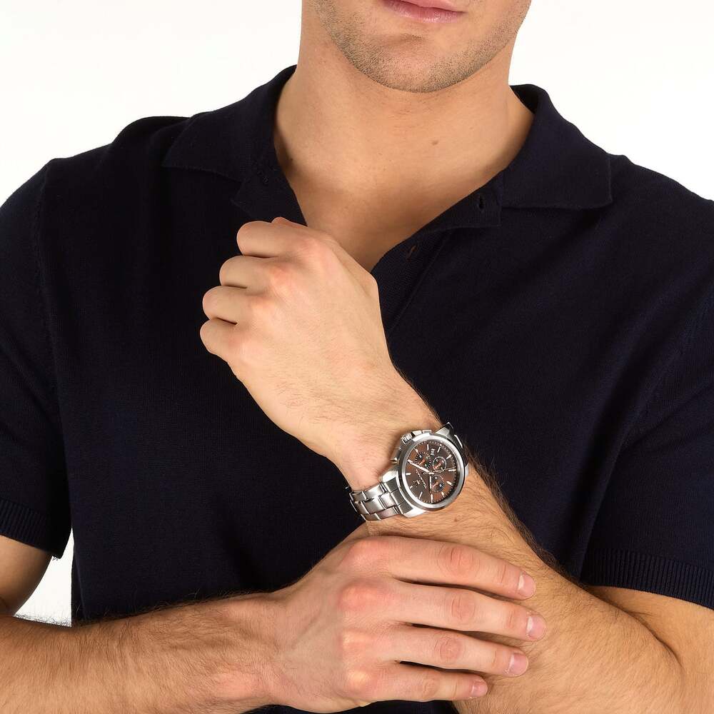 Orologio Cronografo Maserati Successo Brown