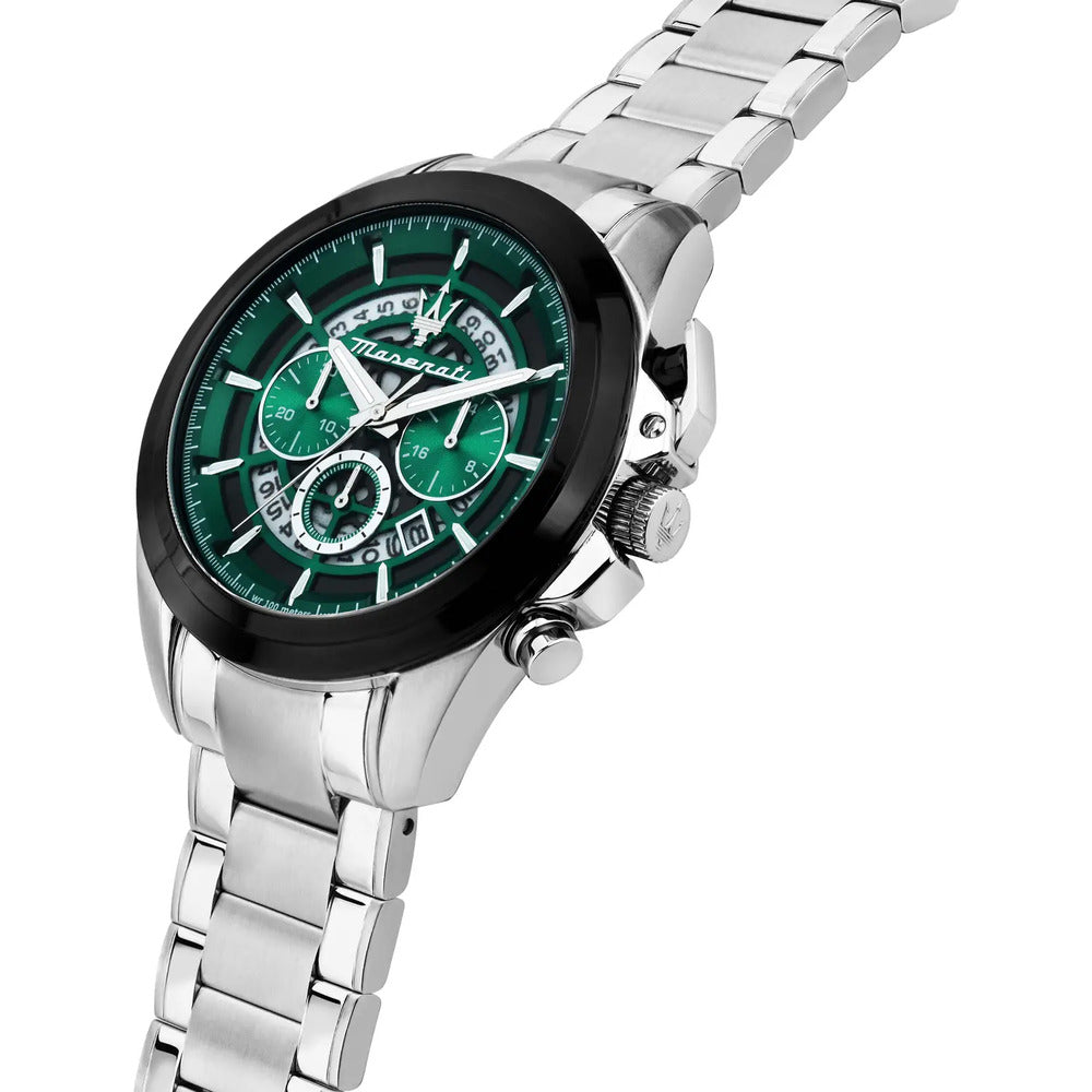 Orologio Cronografo Maserati Traguardo Silver/Green