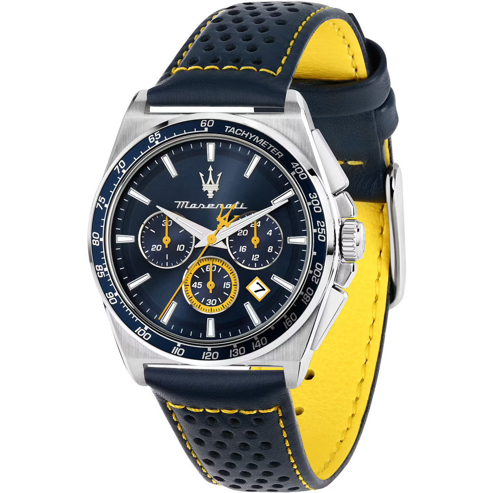 Orologio Cronografo Maserati Velocità Blue Yellow