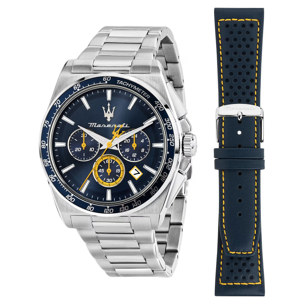 Orologio Cronografo Maserati Velocità Blue Yellow