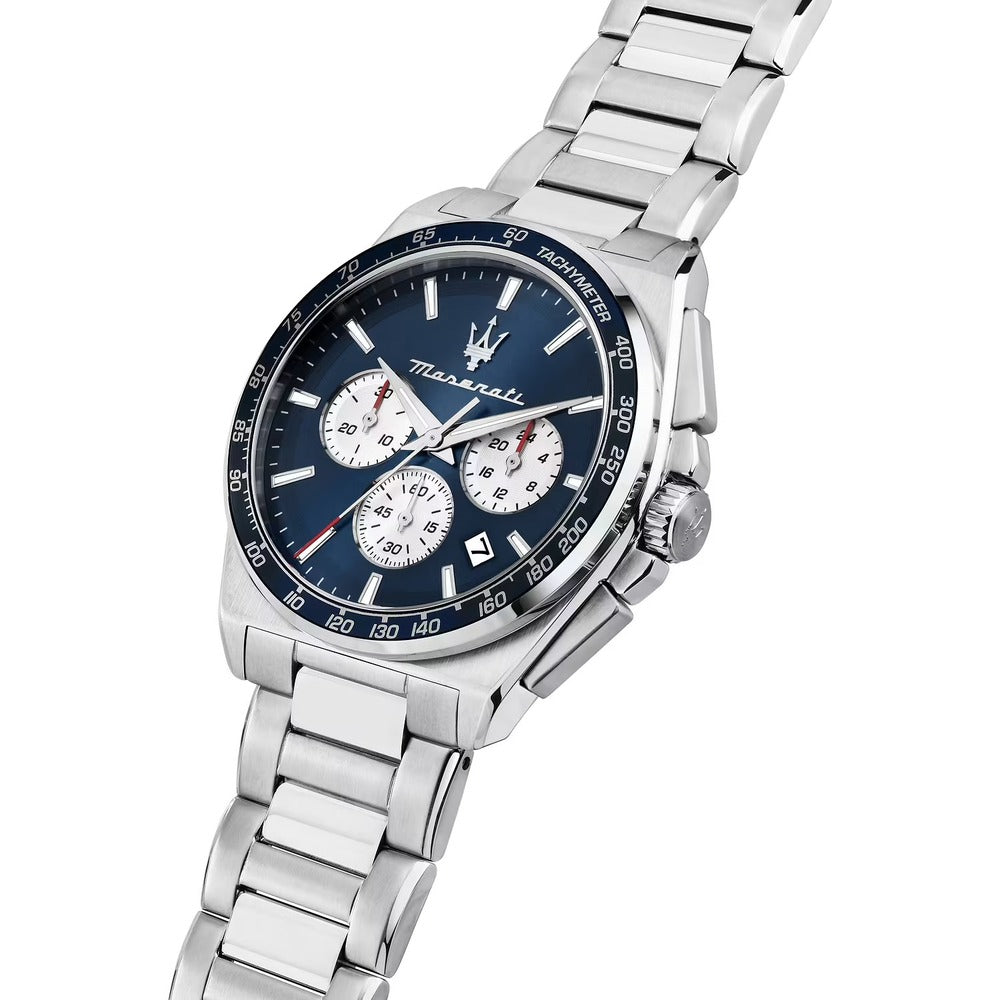 Orologio Cronografo Maserati Velocità Silver/Blue
