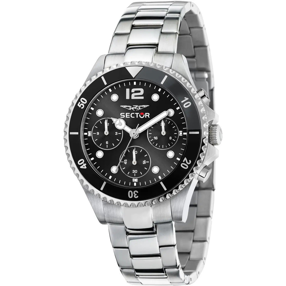 Orologio Uomo Multifunzione SECTOR Silver/Black