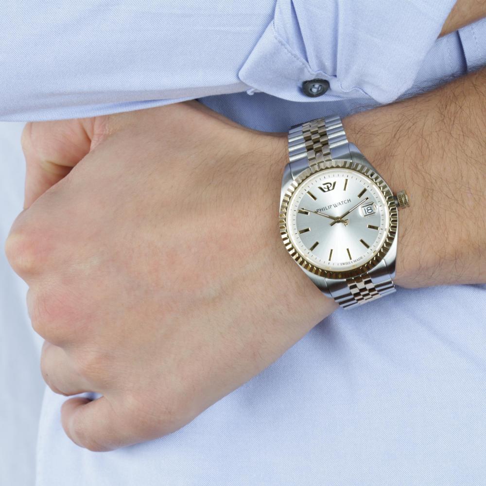 Orologio Uomo PHILIP WATCH Caribe Silver/Gold
