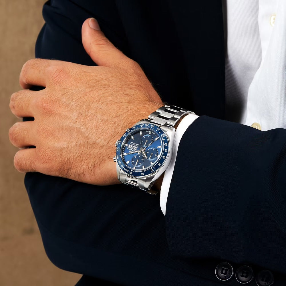 Orologio Crono Automatico Philip Watch Caribe Sport Blue