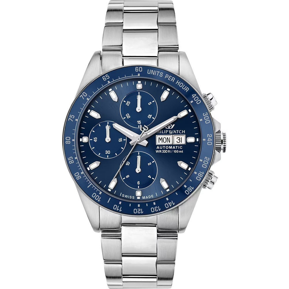 Orologio Crono Automatico Philip Watch Caribe Sport Blue