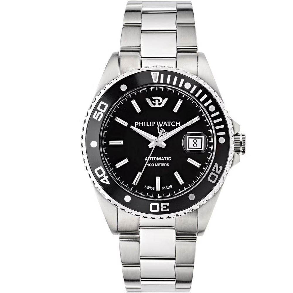 Orologio Automatico PHILIP WATCH Caribe Silver/Black