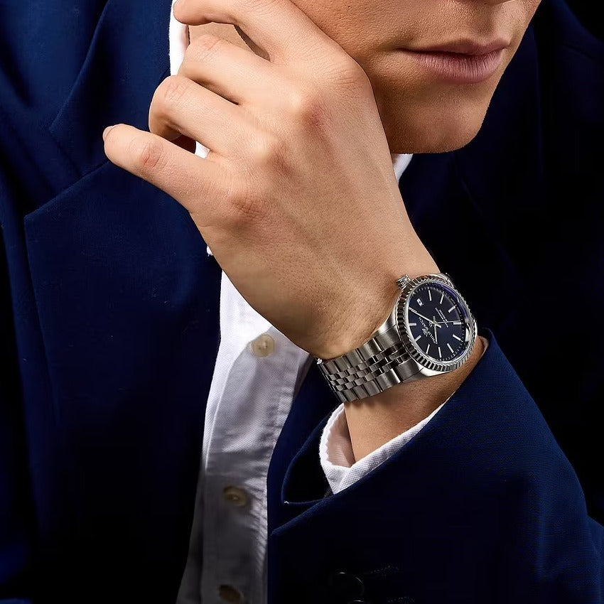 Orologio Uomo PHILIP WATCH Caribe Urban Silver/Blue 39 mm