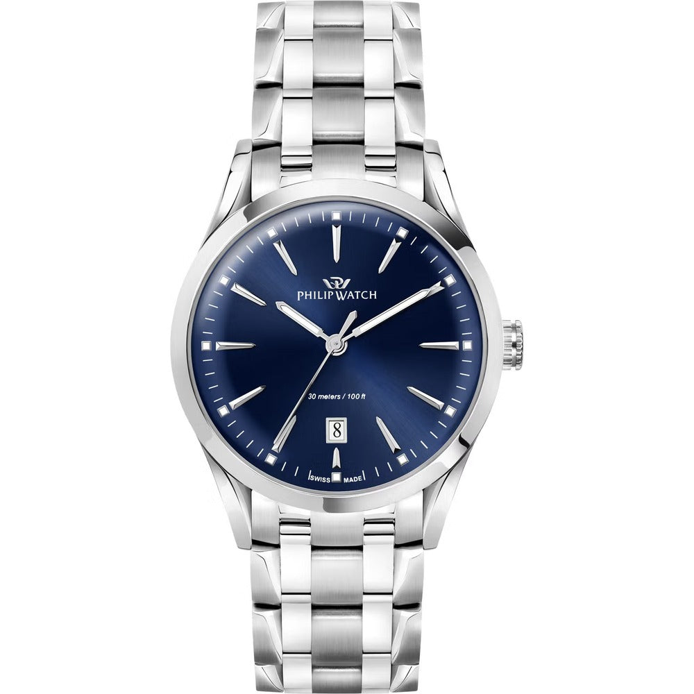 Orologio Uomo Philip Watch Sunray Silver/Blue
