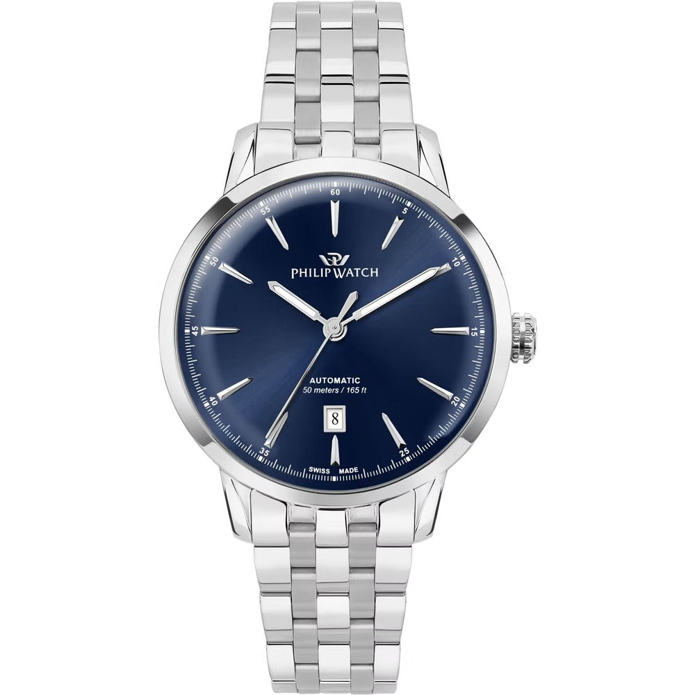 Orologio Automatico Uomo PHILIP WATCH SUNRAY Silver/Blue