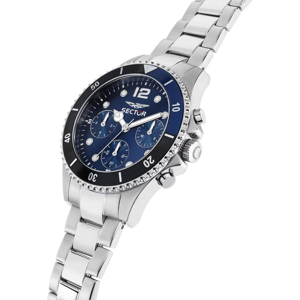 Orologio Uomo Multifunzione SECTOR Silver/Blue