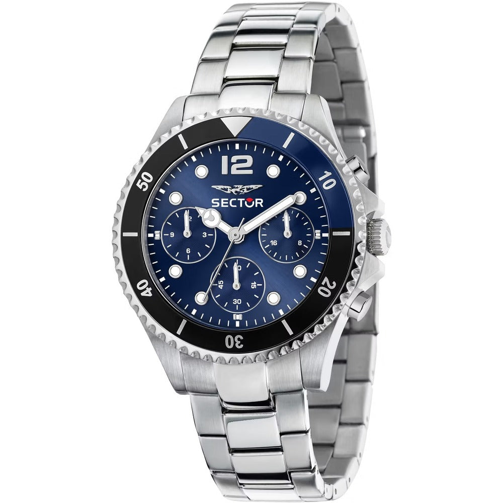 Orologio Uomo Multifunzione SECTOR Silver/Blue