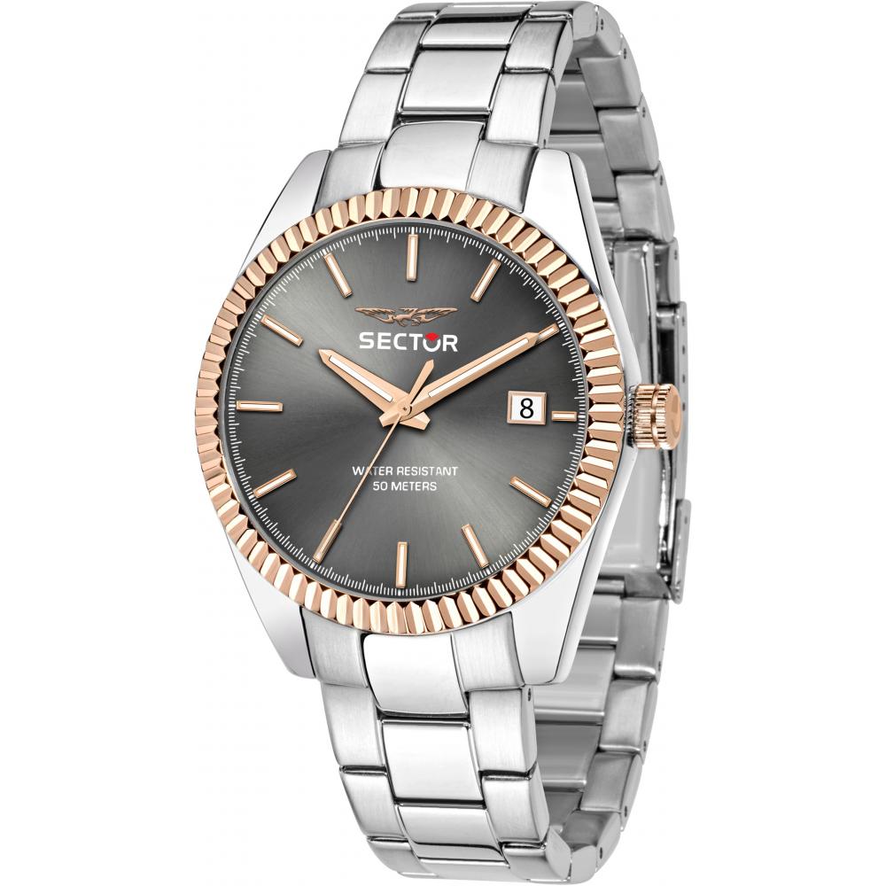 Orologio Uomo SECTOR 240 Black/Rosegold