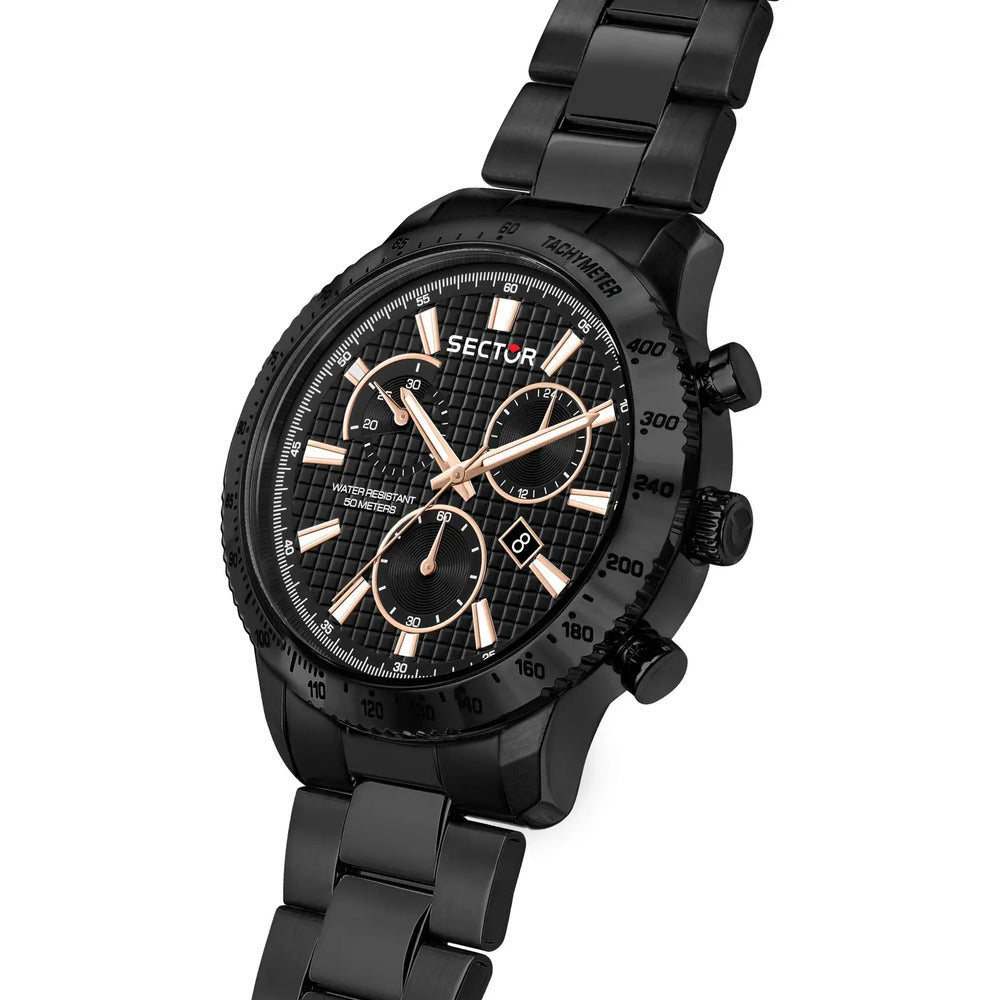 Orologio Uomo SECTOR Black/Rosegold