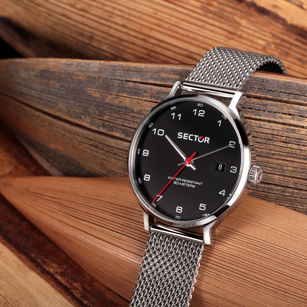 Orologio Uomo SECTOR Silver/Black