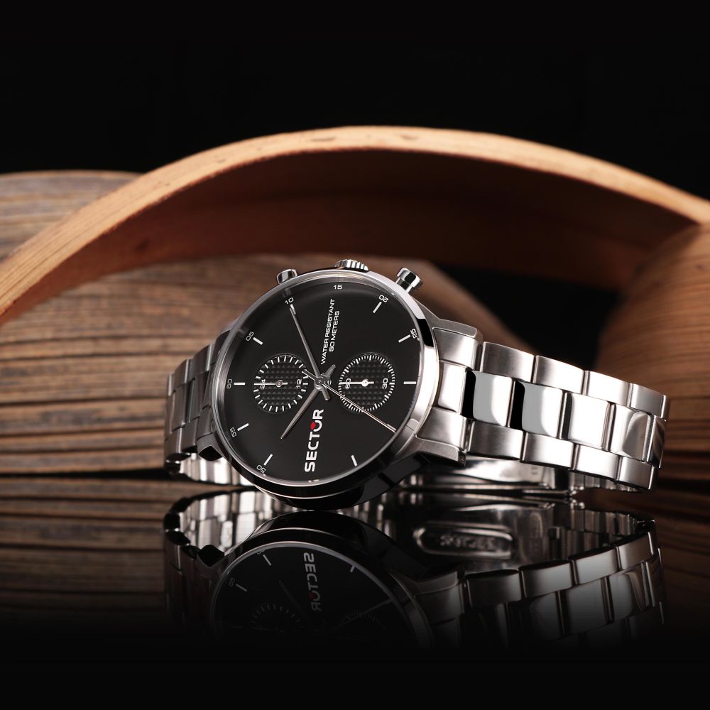 Orologio Uomo SECTOR Silver/Black