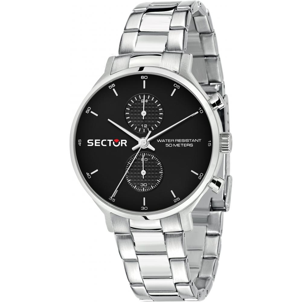 Orologio Uomo SECTOR Silver/Black