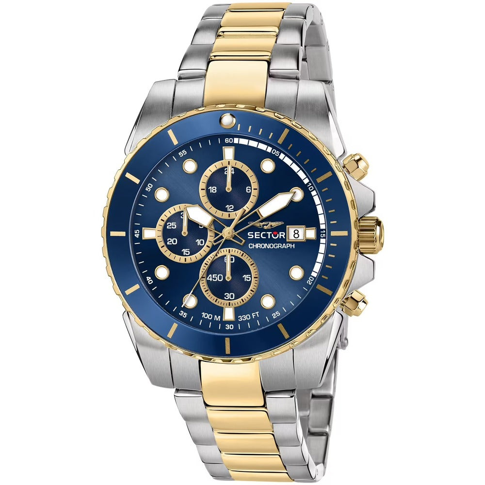 Orologio Cronografo SECTOR Silver/Gold/Blue