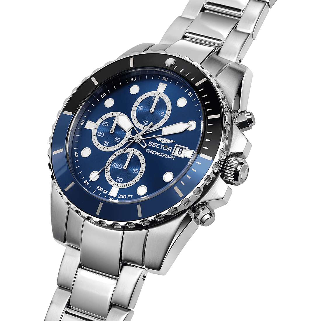 Orologio cronografo SECTOR Silver/Blue