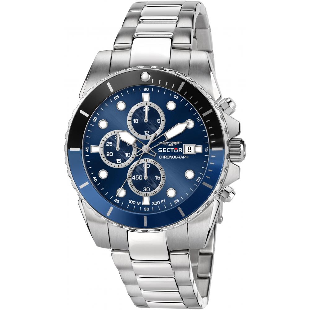 Orologio cronografo SECTOR Silver/Blue