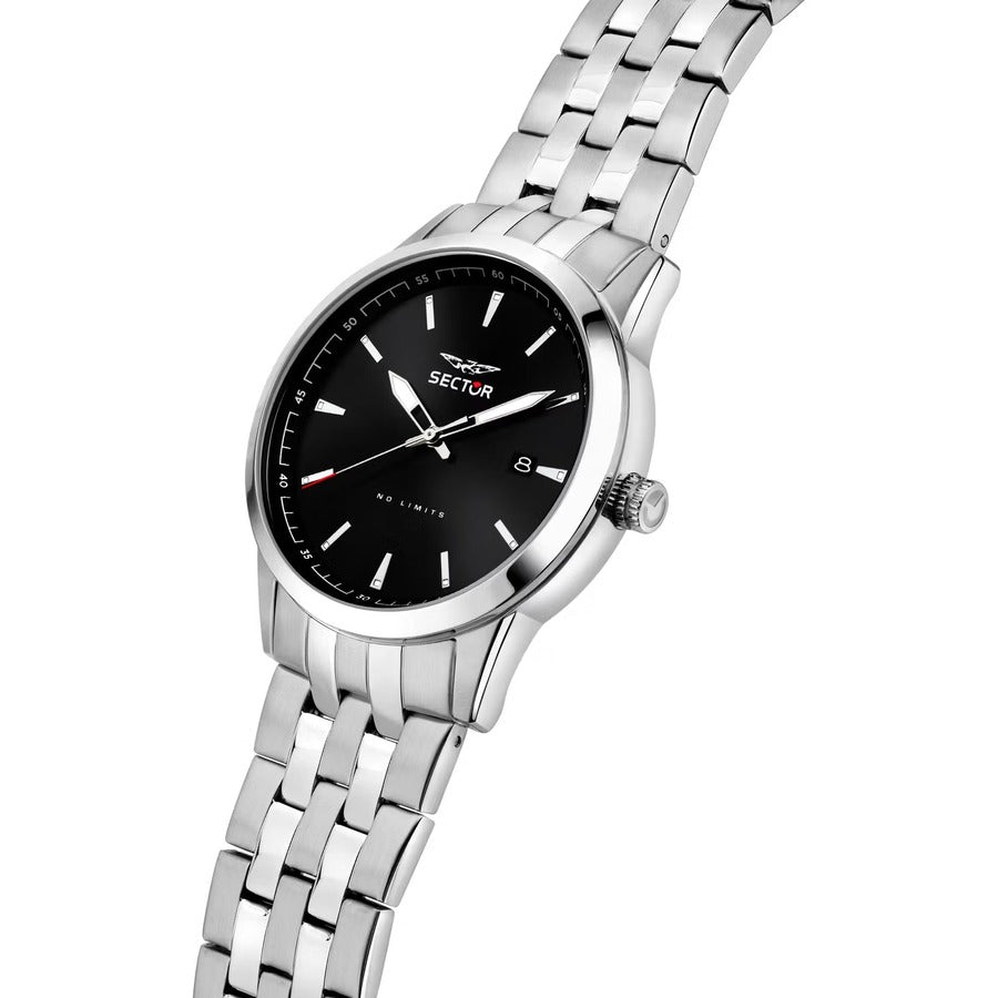 Orologio Uomo SECTOR Silver/Black
