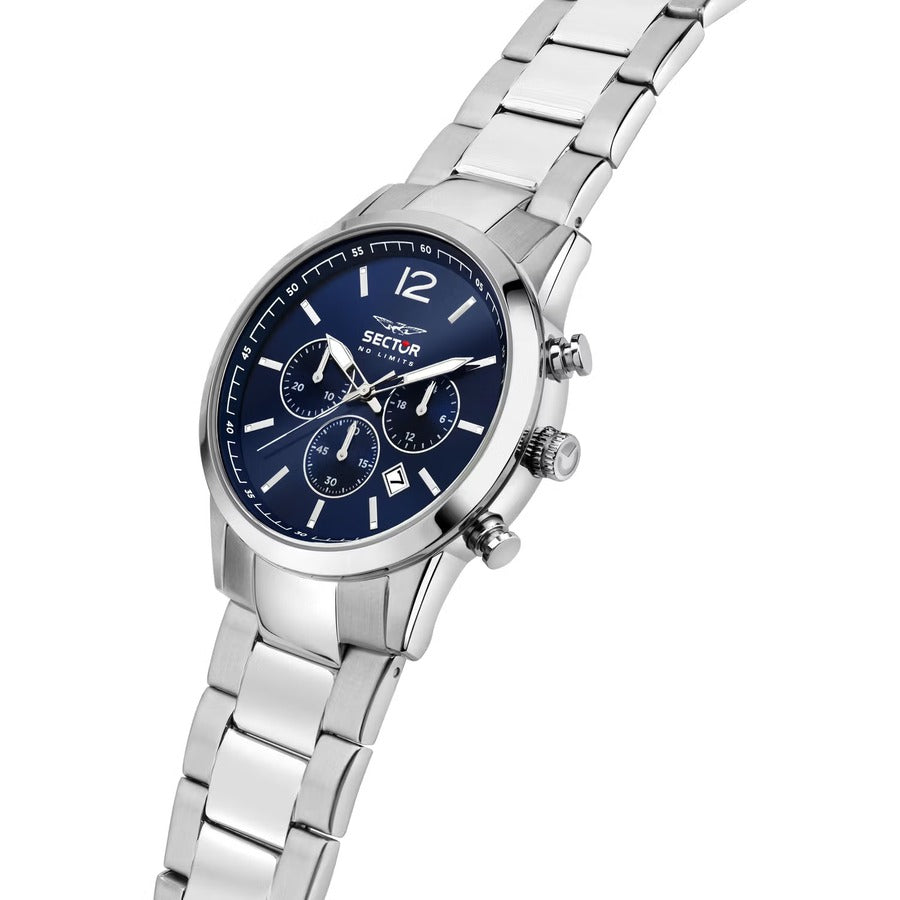 Orologio SECTOR Crono Silver/Blue