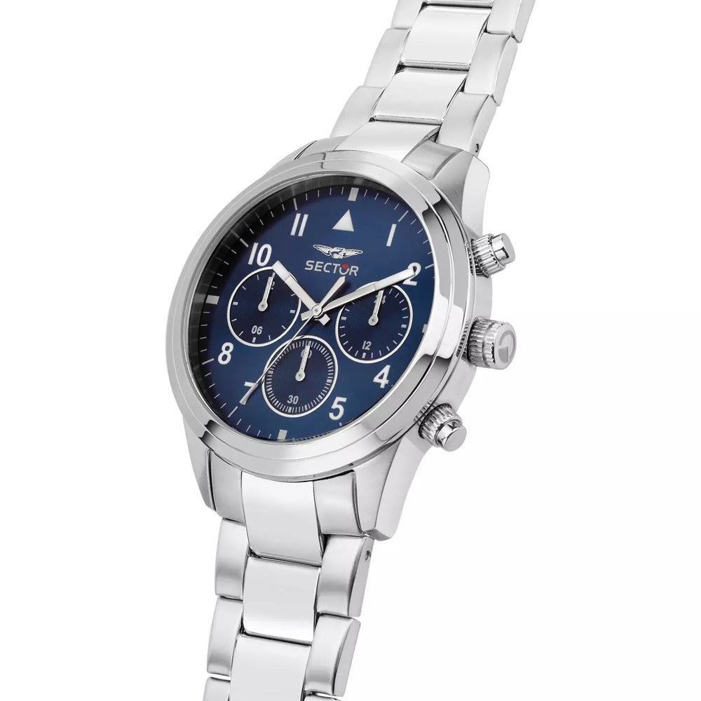 Orologio multifunzione Uomo SECTOR Silver/Blue