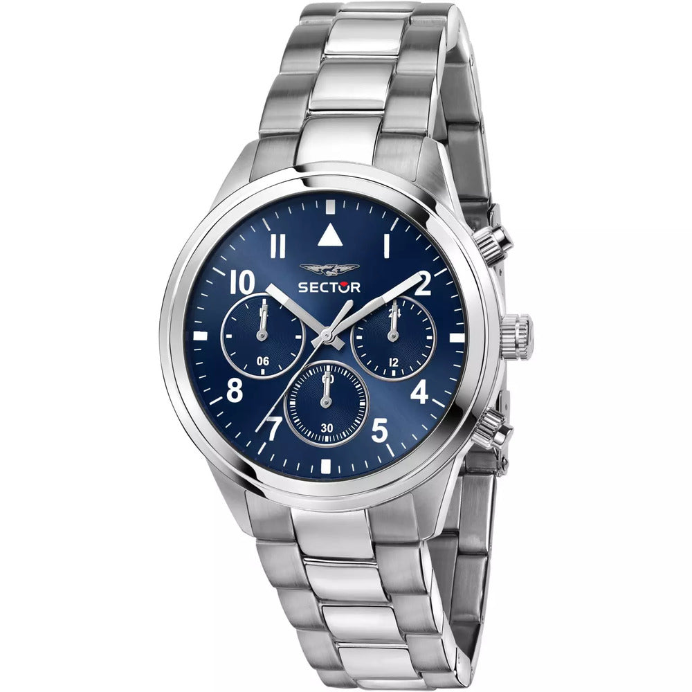 Orologio multifunzione Uomo SECTOR Silver/Blue