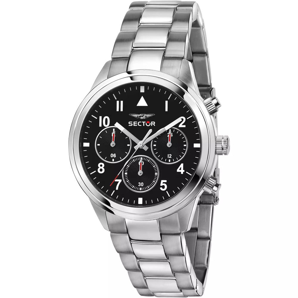 Orologio multifunzione Uomo SECTOR Silver/Black