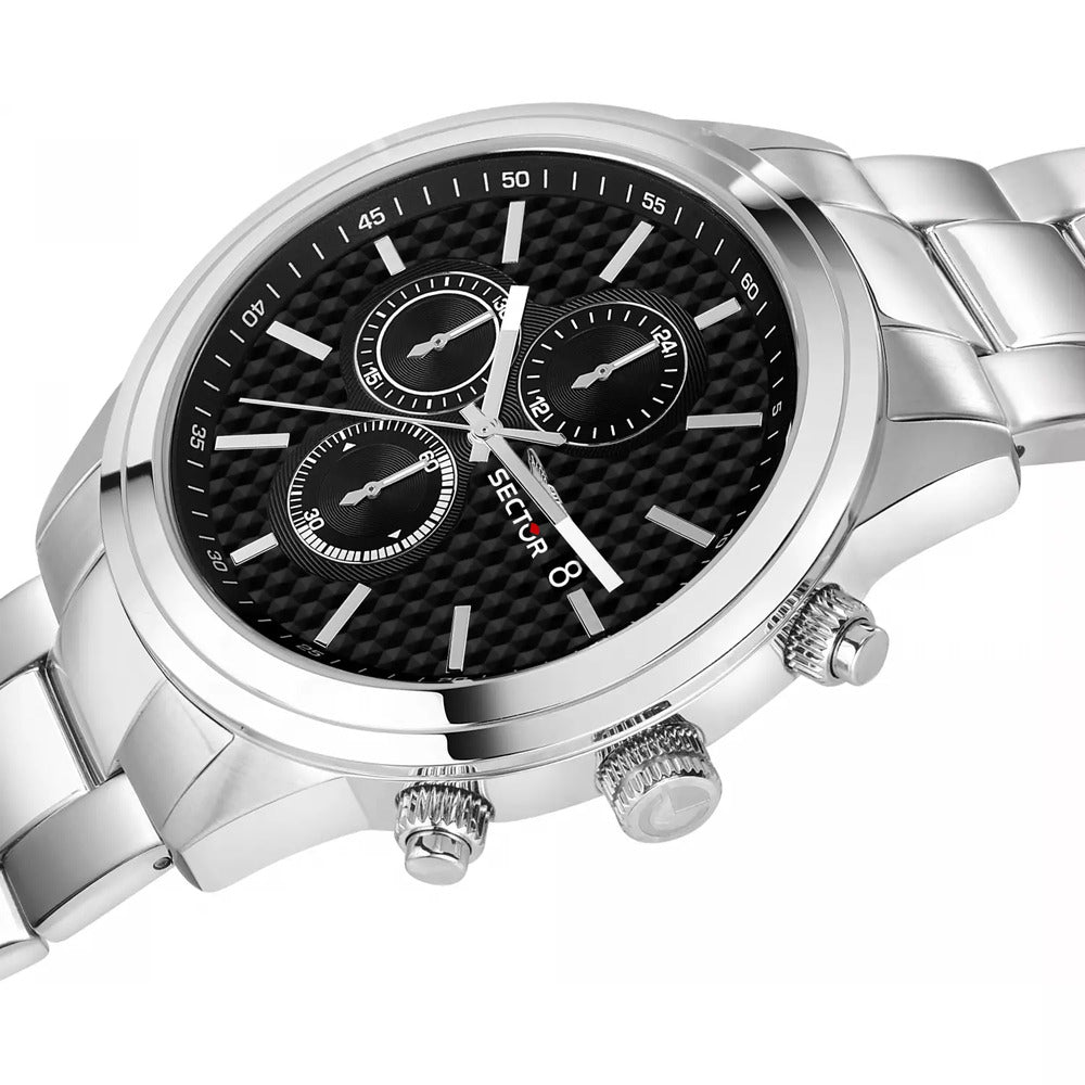 Orologio Uomo SECTOR Silver/Black