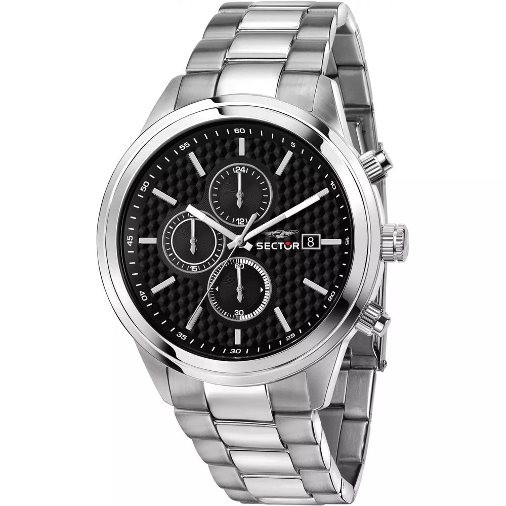 Orologio Uomo SECTOR Silver/Black